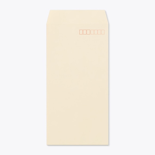 山櫻 封筒　長3　中貼　ECベージュ80 〒枠入 00512006 　1000枚/箱（ご注文単位1箱）【直送品】