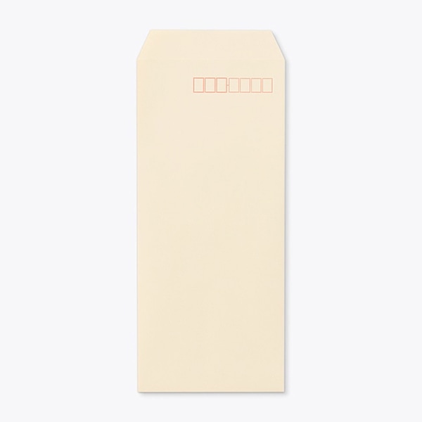 山櫻 封筒　長4　中貼　ECベージュ80 〒枠入 00518006 　1000枚/箱（ご注文単位1箱）【直送品】