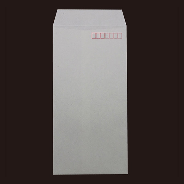 山櫻 封筒　長3　中貼　ホワイトR40　グット70 CoC　〒枠入 00563033 　1000枚/箱（ご注文単位1箱）【直送品】