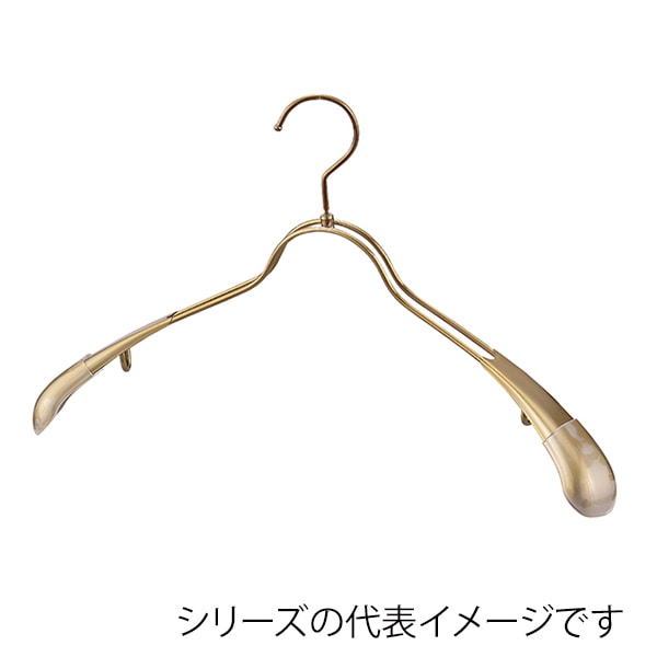 ストア・エキスプレス スチール製ハンガー 丸型 W38cm アンティークゴールドメッキ 61-194-6-2 1本(ご注文単位1本)【直送品】