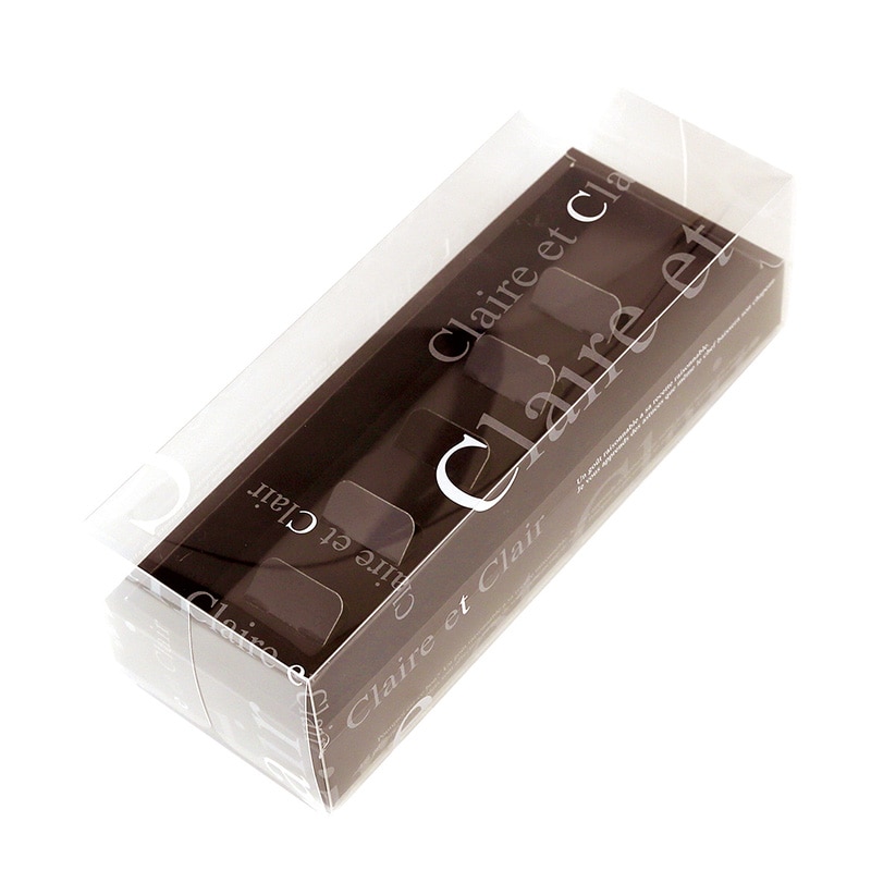 ヤマニパッケージ 洋菓子箱 クレールBOX S ブラウン 20-760B 100セット/箱(ご注文単位1箱)【直送品】