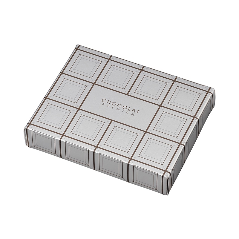 ヤマニパッケージ 洋菓子箱　ミロワールショコラ　SS 8×6 20-2050 100セット/箱（ご注文単位1箱）【直送品】