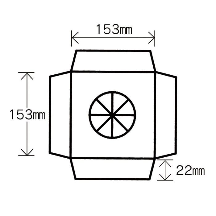 手提サービス箱 ピュアメロン用台紙 L-339D 100枚/束(ご注文単位5束)【直送品】