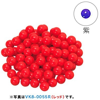 カラーボール抽選球 紫 21261 1パック(ご注文単位1パック)【直送品】