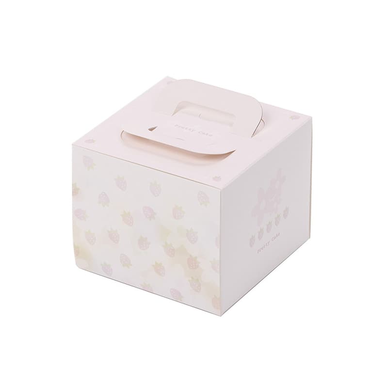 パッケージ中澤 ケーキ箱 手サゲデコ TD プリティ 3寸 R40110 500枚/箱（ご注文単位1箱）【直送品】