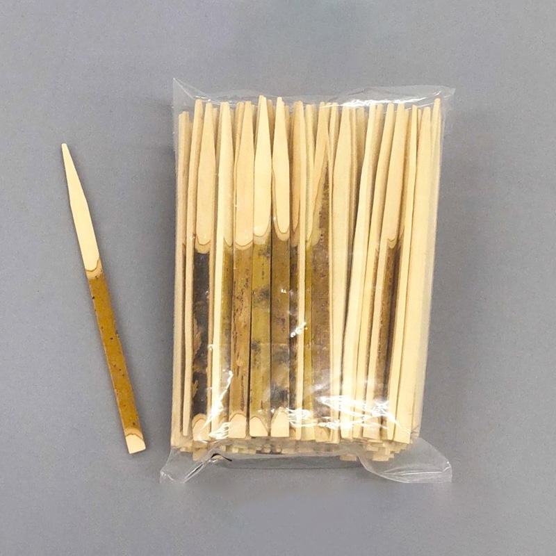 カトウ物産 菓子ようじ黒文字 90mm　3971 100本/ 1パック （ご注文単位5パック）【直送品】