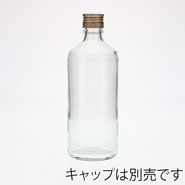 日硝実業 びん SL-500-R 口径30mm 透明 20本/箱(ご注文単位1箱)【直送品】