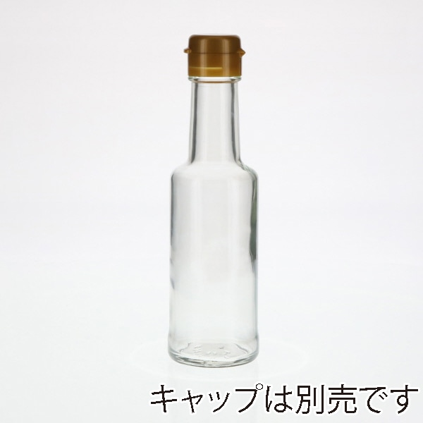 日硝実業 びん VU-150R 口径26.3mm 透明 40本/箱(ご注文単位1箱)【直送品】