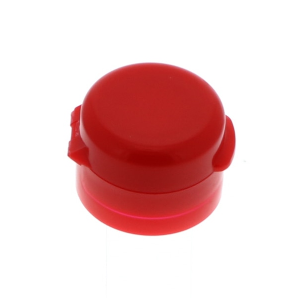 日硝実業 樹脂キャップ Re-Hcap S 口径26.3mm 一文字穴 赤 2000個/箱(ご注文単位1箱)【直送品】