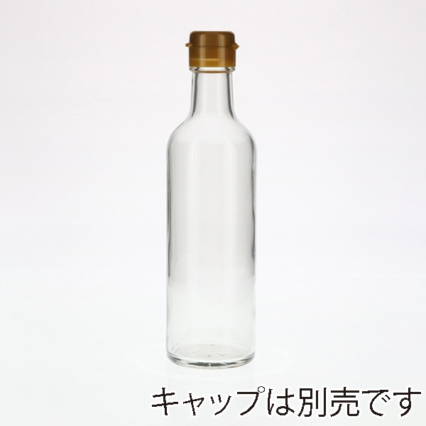 日硝実業 びん MH-300R 口径26.3mm 透明 30本/箱(ご注文単位1箱)【直送品】