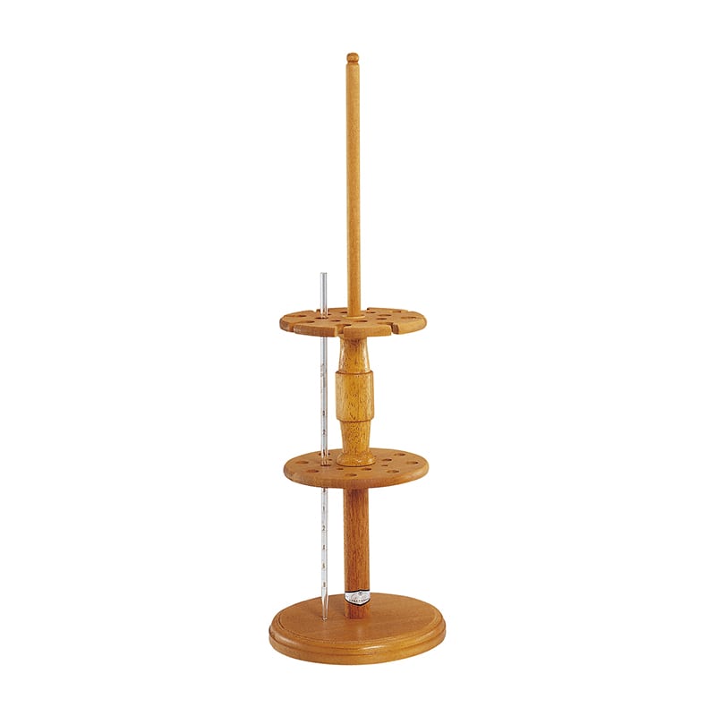 ピペット台 木製 16穴 165×500mm 1個(ご注文単位10個)【直送品】