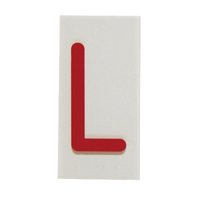 間接用バラマークL 40×20×2.3mm 1個(ご注文単位1個)【直送品】