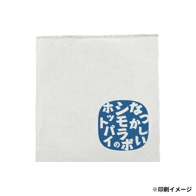 【オリジナル印刷】特注小ロットスナック袋 コー180-185 白 1色 1000枚