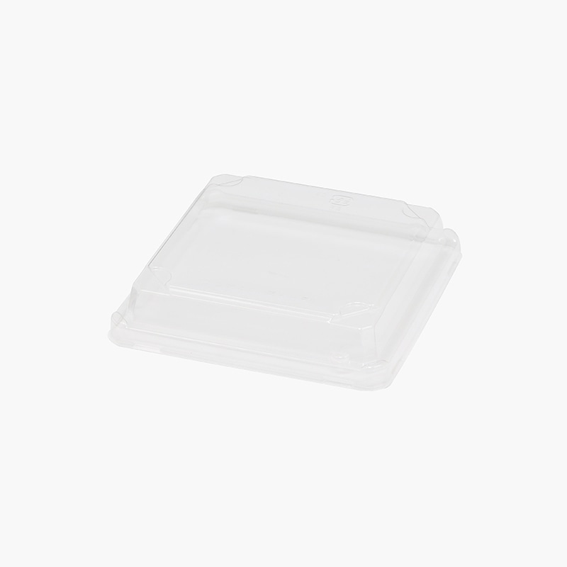 【オリジナル印刷】弁当容器　ワン折重 小隅45 K高蓋　透明　400枚　パーツのみ・名入れ不可