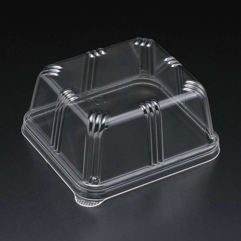 スミ 食品容器 エスコン 蓋 FL-28 透明 100個/袋(ご注文単位20袋)【直送品】