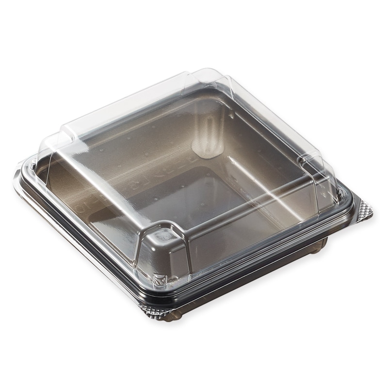 スミ 食品容器 ユニコン LS-84-10 B(黒) 100枚/袋