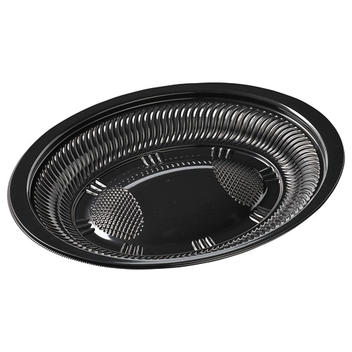 エフピコ プレート容器　MSD-ランチ　本体 70-A 黒 50枚/袋（ご注文単位12袋）【直送品】