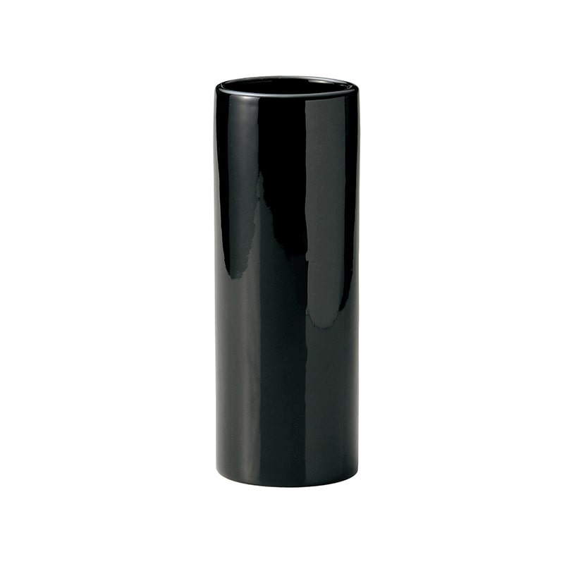 ケー・イー・アイ フラワーベース　BLACK＆WHITE ブラック 001-C-BK 1個（ご注文単位1個）【直送品】