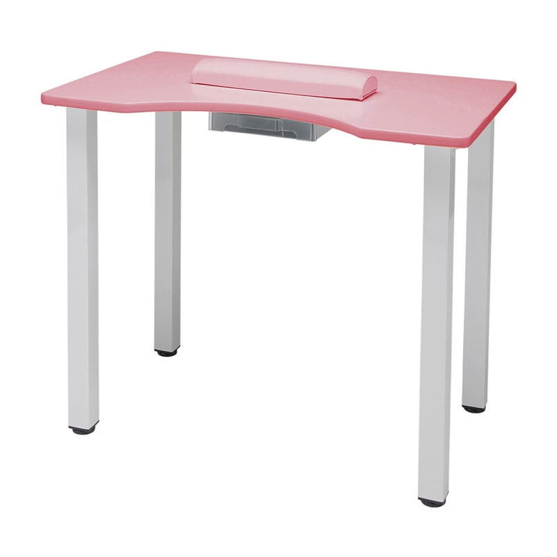 マツヨシ採血テーブル ピンク SN-T002P 90×50×70cm 1個(ご注文単位1個)【直送品】