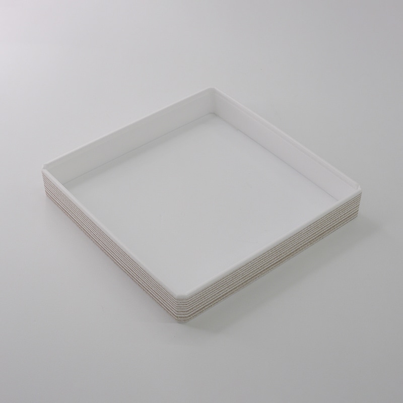 アクタ 弁当容器 ワン折 縁 65(30) 白杉 50枚/束（ご注文単位8束）【直送品】