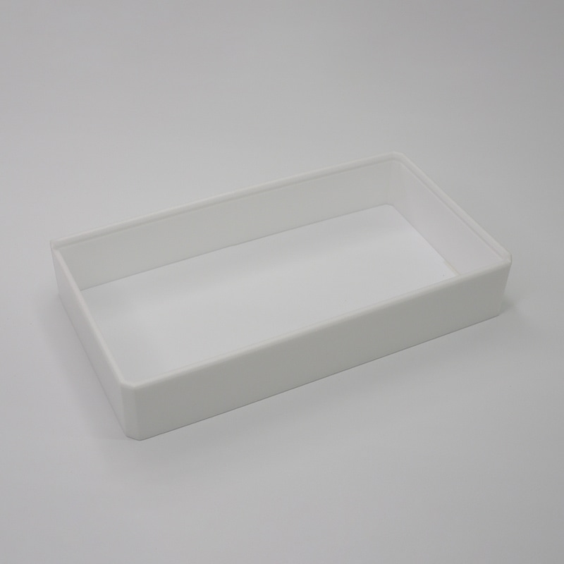 アクタ 弁当容器 ワン折 縁 77×40(40) 白エンボス 50枚/束（ご注文単位8束）【直送品】