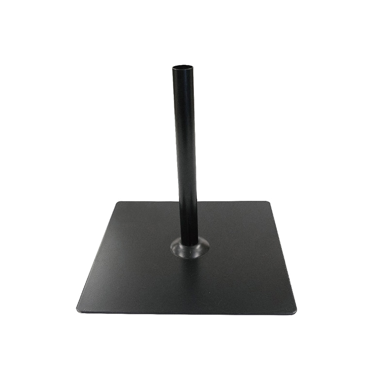 P・O・Pプロダクツ のぼり用ポール台 鉄板 30cm 黒 No.940 1台(ご注文単位1台)【直送品】