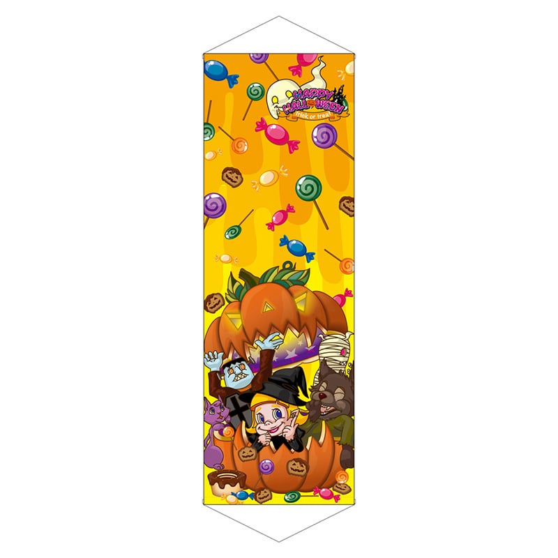 P・O・Pプロダクツ ロングタペストリー  69319　HAPPYHALLOWEEN 1枚（ご注文単位1枚）【直送品】