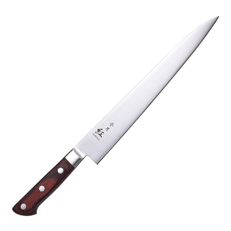 富士カトラリー 洋包丁 令月 紅 モリブデンバナジウム鋼 筋引 口金付 270mm CR-005 1個（ご注文単位1個）【直送品】