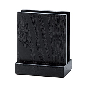 えいむ MDF ブック立て ブラック BS-81 1個(ご注文単位1個)【直送品】