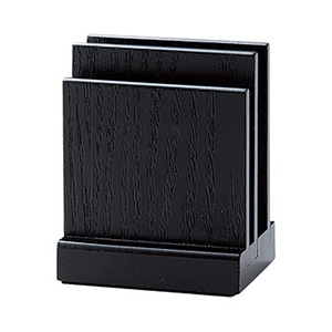 えいむ MDF Wブック立て ブラック BS-80 1個(ご注文単位1個)【直送品】