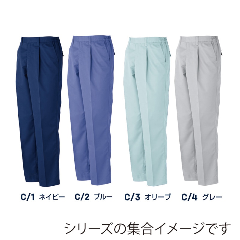 DAIRIKI スラックス グレー S 15005 1枚(ご注文単位1枚)【直送品】