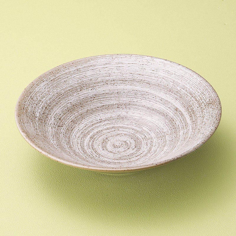 山万 01609-020 わら土リップル8.0鉢  1個（ご注文単位1個）【直送品】