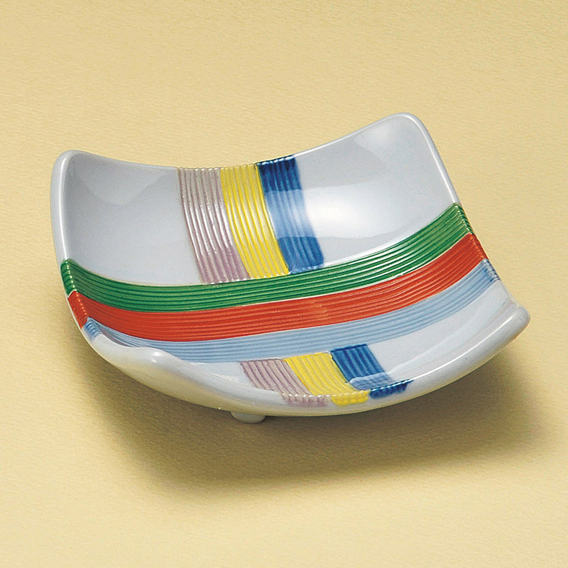 山万 14801-180 糸巻角皿 1個(ご注文単位1個)【直送品】