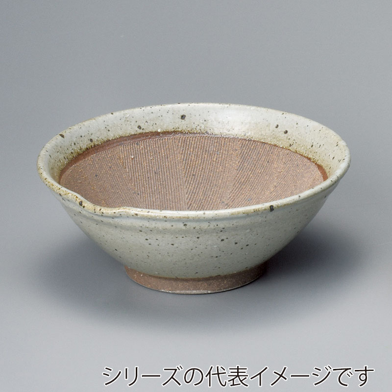 山万 35704-460 唐津風4寸すり鉢 1個（ご注文単位1個）【直送品】