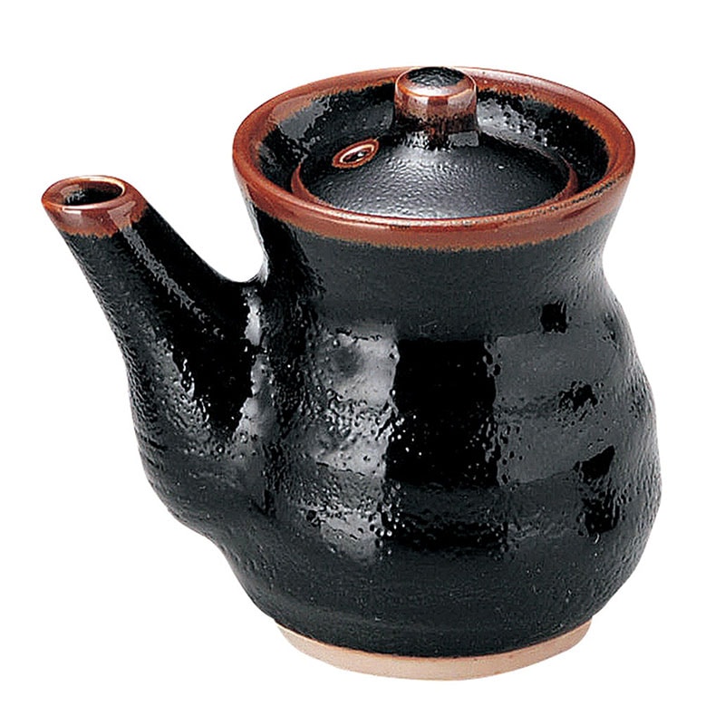 山万 48932-100 ゆず天目 醤油差し(小) 1個（ご注文単位1個）【直送品】