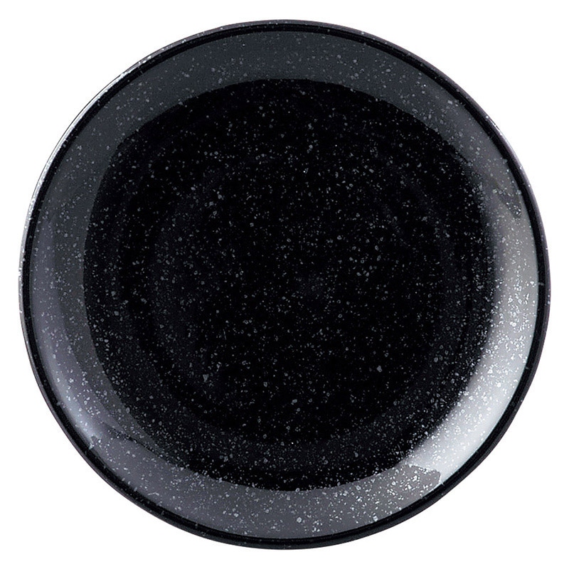 山万 69802-130 ニューアジアン 15cm皿(黒 1個（ご注文単位1個）【直送品】