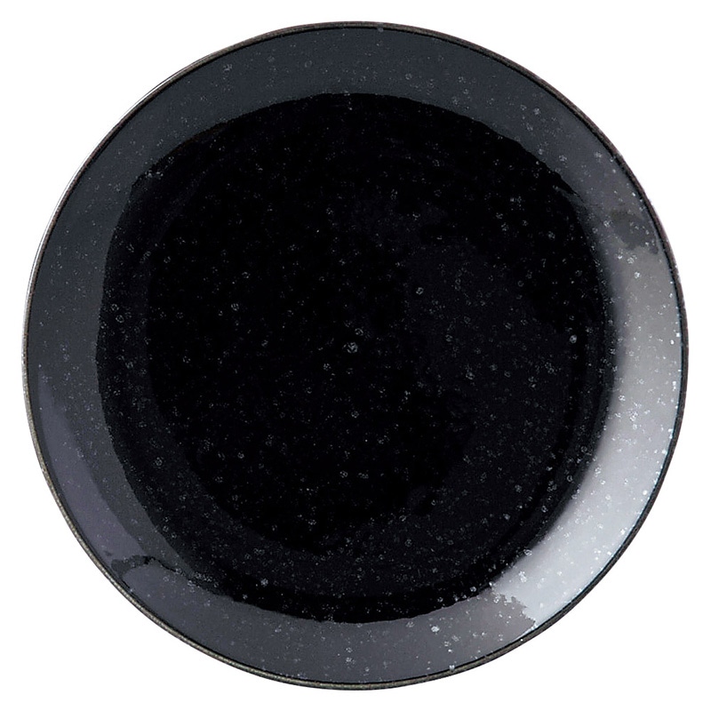 山万 69803-130 ニューアジアン 16cm皿(黒 1個（ご注文単位1個）【直送品】