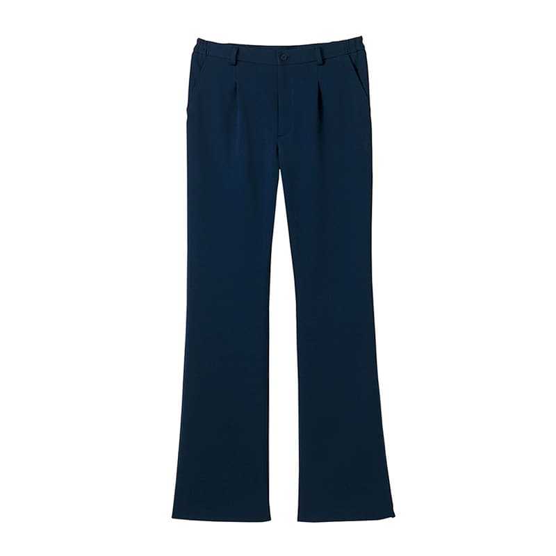 カーシーカシマ ニットストレートパンツ 男女共用 3L ブルーベリー HM1785 1枚（ご注文単位1枚）【直送品】
