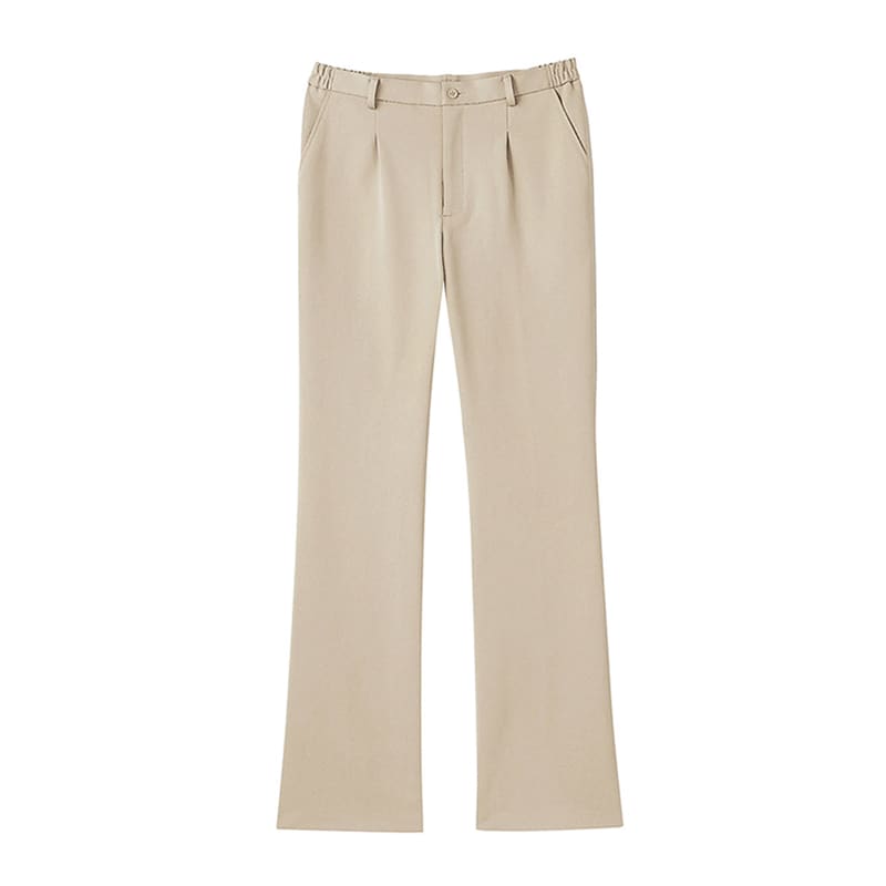 カーシーカシマ ニットストレートパンツ 男女共用 LL カフェオレ HM1785 1枚（ご注文単位1枚）【直送品】