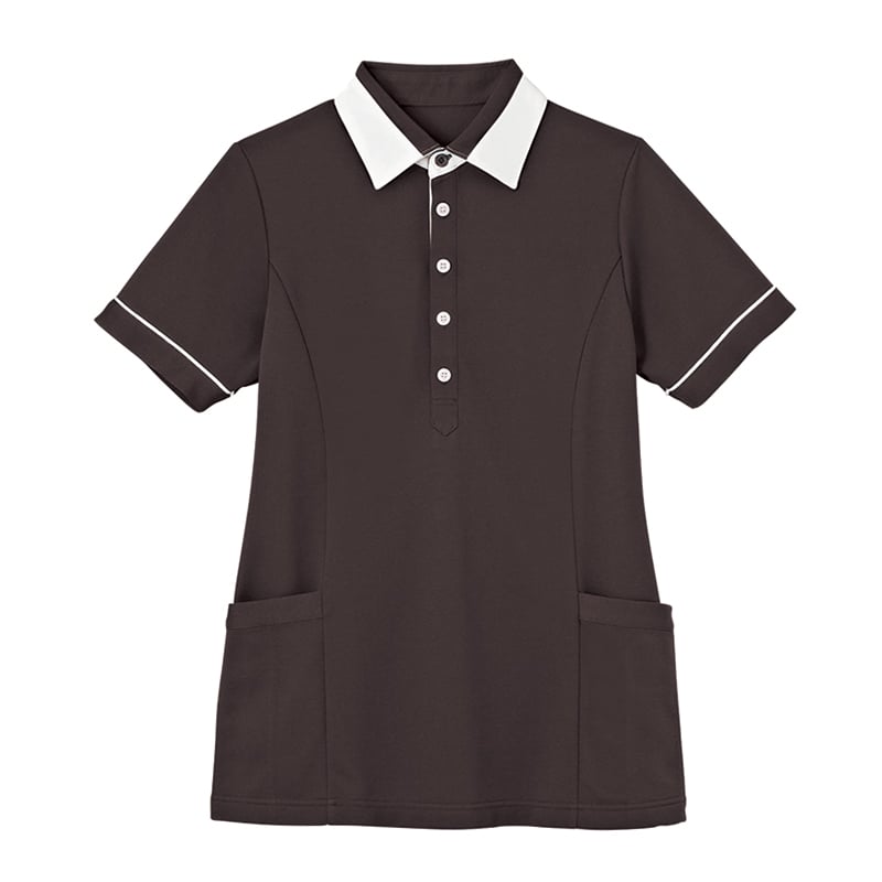 カーシーカシマ 半袖プルオーバー 男女共用 S 大地 HM2449-3 1個（ご注文単位1個）【直送品】