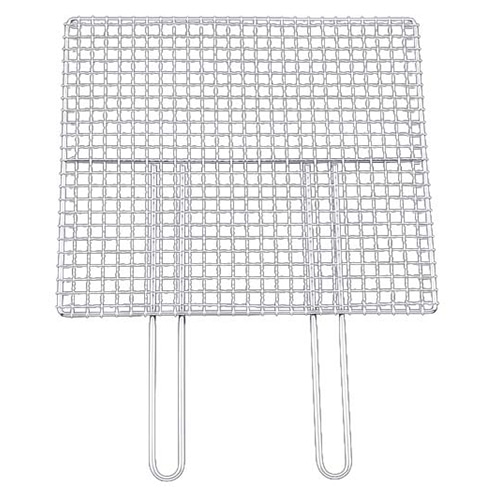 EBM 18-8 ダブルハンドル 焼アミ 55cm 1個(ご注文単位1個)【直送品】