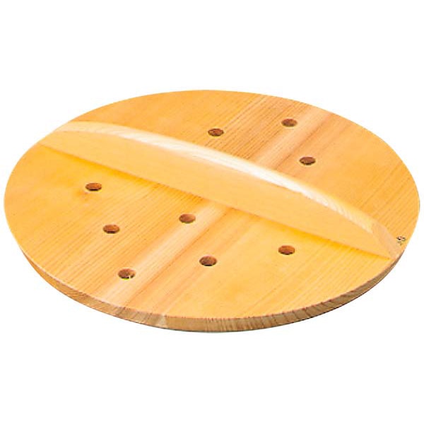 EBM　さわら　穴明　木蓋　30cm   1個（ご注文単位1個）【直送品】