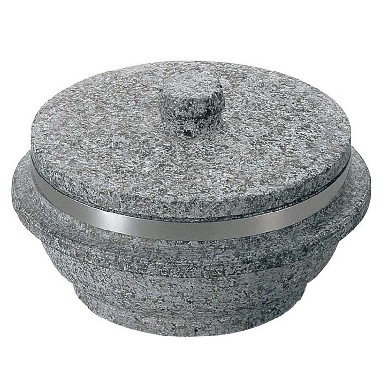 長水 遠赤 石焼釜(石蓋付)補強リング付 15cm 1個(ご注文単位1個)【直送品】