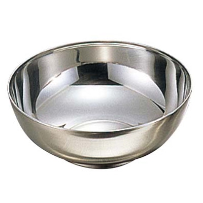 朝鮮食器 18-8 極厚 汁碗 φ135×H53 1個(ご注文単位1個)【直送品】
