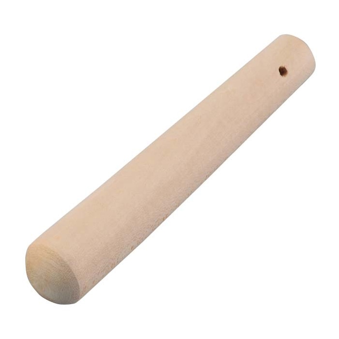 EBM シナ材 当り棒(すりこぎ棒)21cm 1本(ご注文単位1本)【直送品】