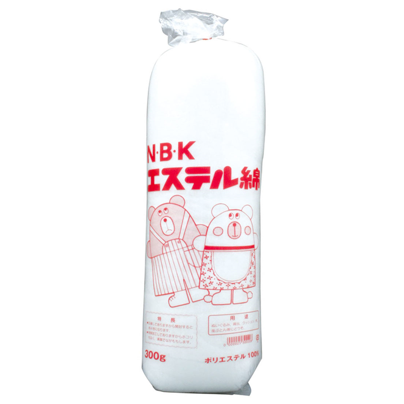 日本紐釦貿易 手芸わた 300g エステル綿 CN4 （ご注文単位1束）【直送品】