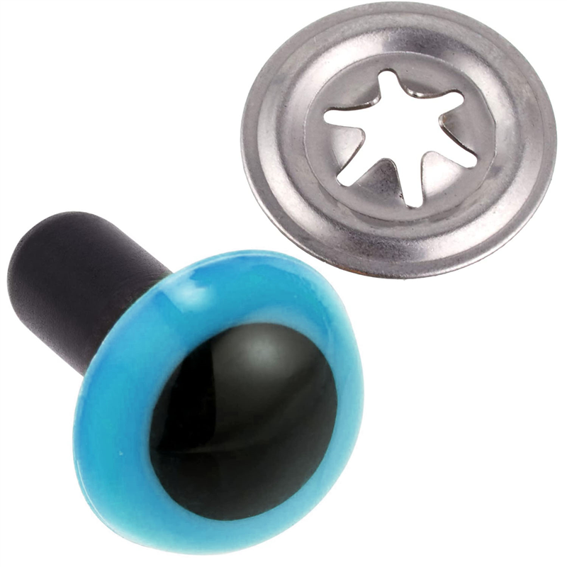 日本紐釦貿易 クリスタルアイ 15mm 8個 ブルー CE233 （ご注文単位1束）【直送品】