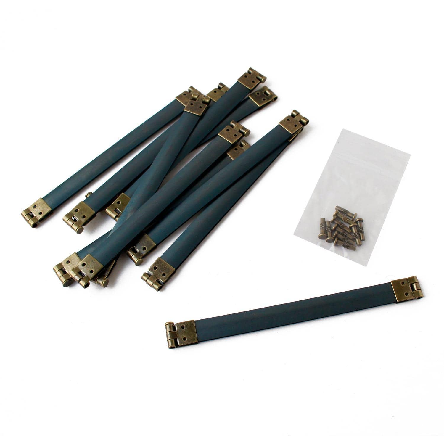 日本紐釦貿易 バネ口金 12cm 10本入 AG JS8002 （ご注文単位1束）【直送品】