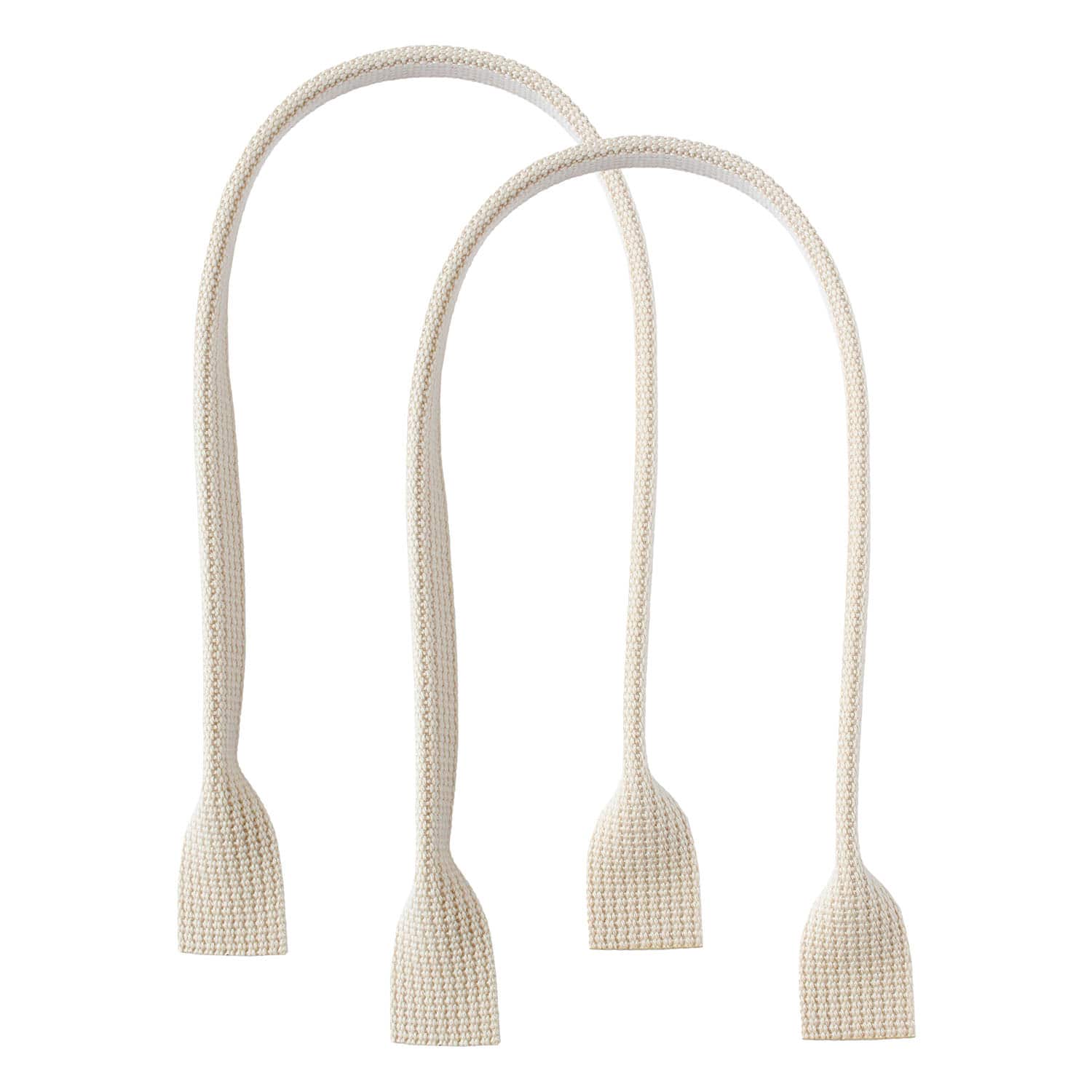 日本紐釦貿易 アクリルハンドル 55cm ベージュ 2本1組入 DCH9855-4 （ご注文単位1組）【直送品】