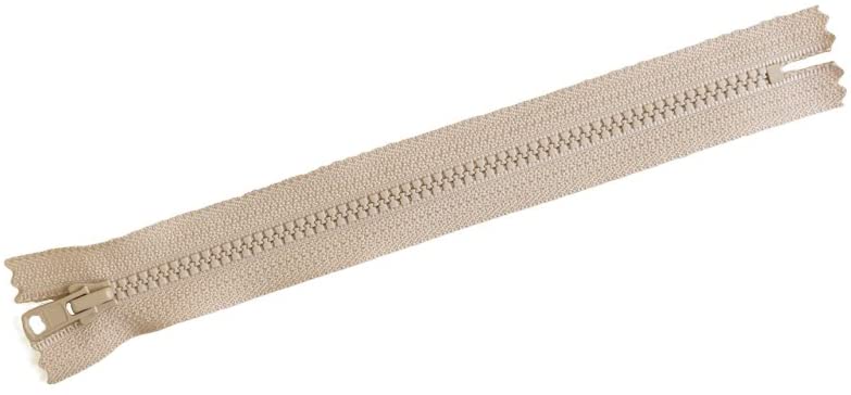 日本紐釦貿易 Y.K.K ビスロンファスナー ポーチバッグ用 30cm ベージュ 4VC30-572 （ご注文単位1束）【直送品】
